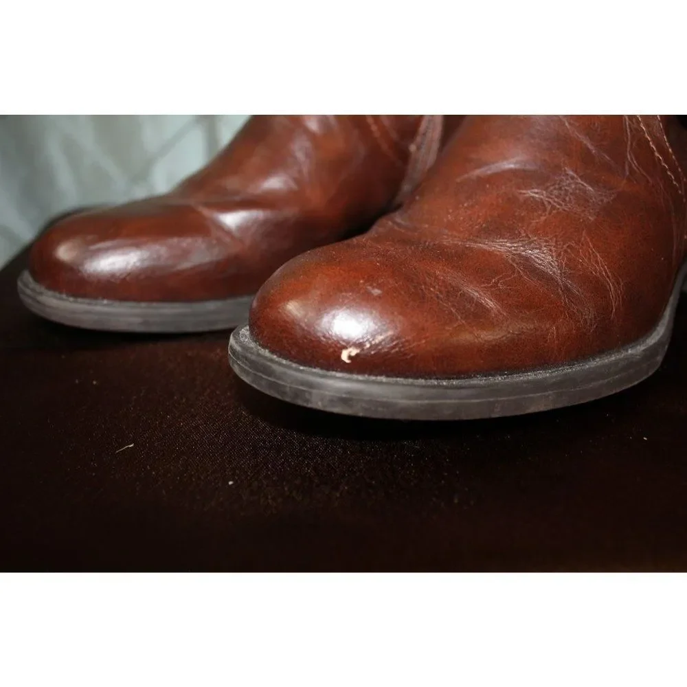 Kim‎ Rogers Rikki Below the Knee Brown Faux Leather Boot - Size 8M